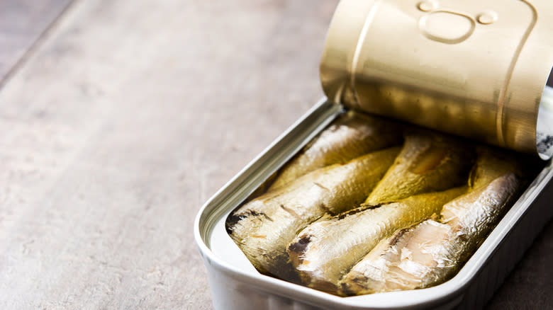 open can of sardines