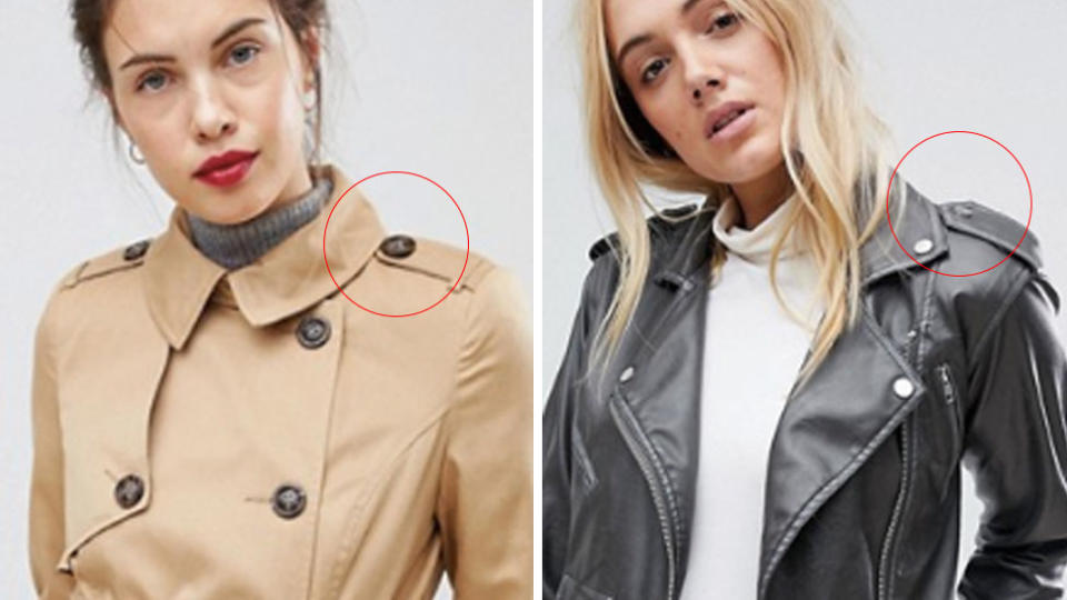 So, what actually is the point of shoulder buttons on coats? Source: ASOS