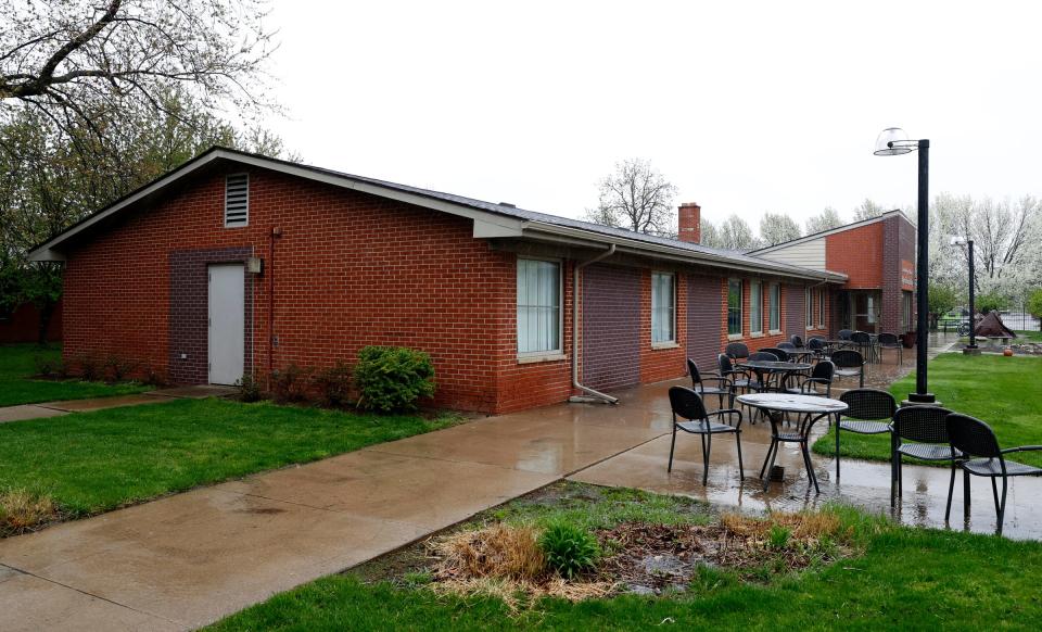 One of the dormitories on the Covenant House campus in Detroit on Tuesday, May 3, 2022.