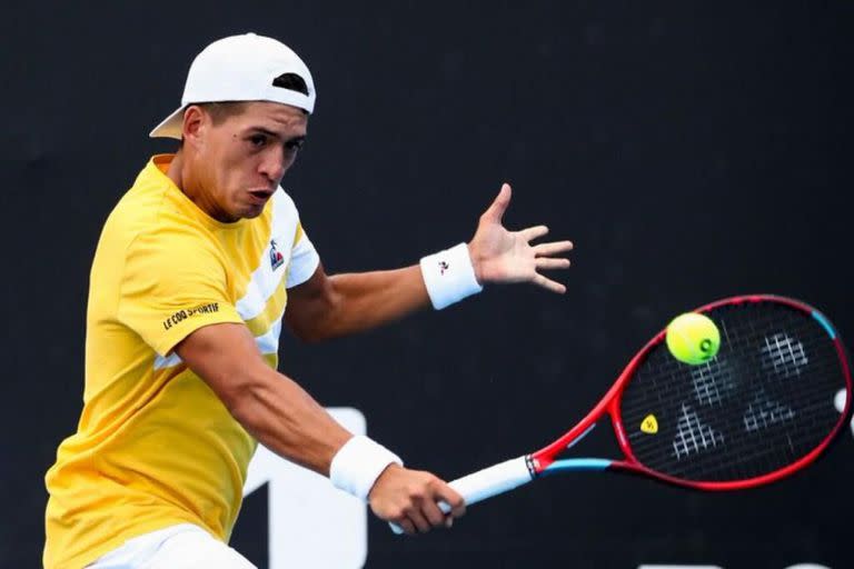 El argentino Sebastián Báez está disputando, en Australia, su primer cuadro principal de Grand Slam. 