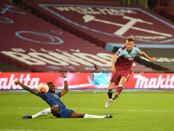 Yarmolenko buries the winner for West Ham (REUTERS)