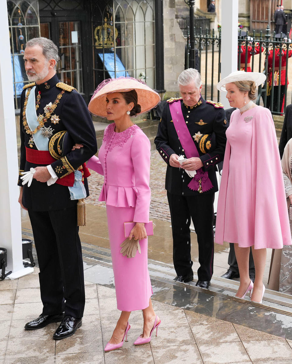 Queen Letizia of Spain at the King's coronation