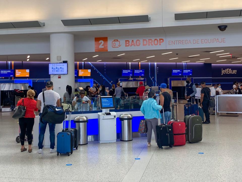 Flying from JFK Airport during pandemic