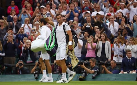 Willis caught the headlines when he played Roger Federer on Wimbledon centre court in 2016 - Credit: Getty Images