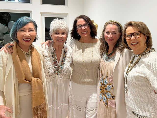 Rita Moreno Instagram Rita Moreno and Fernanda Luisa Gordon with friends