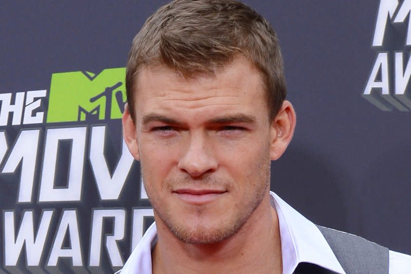 Alan Ritchson attends the MTV Movie Awards in 2013. File Photo by Jim Ruymen/UPI