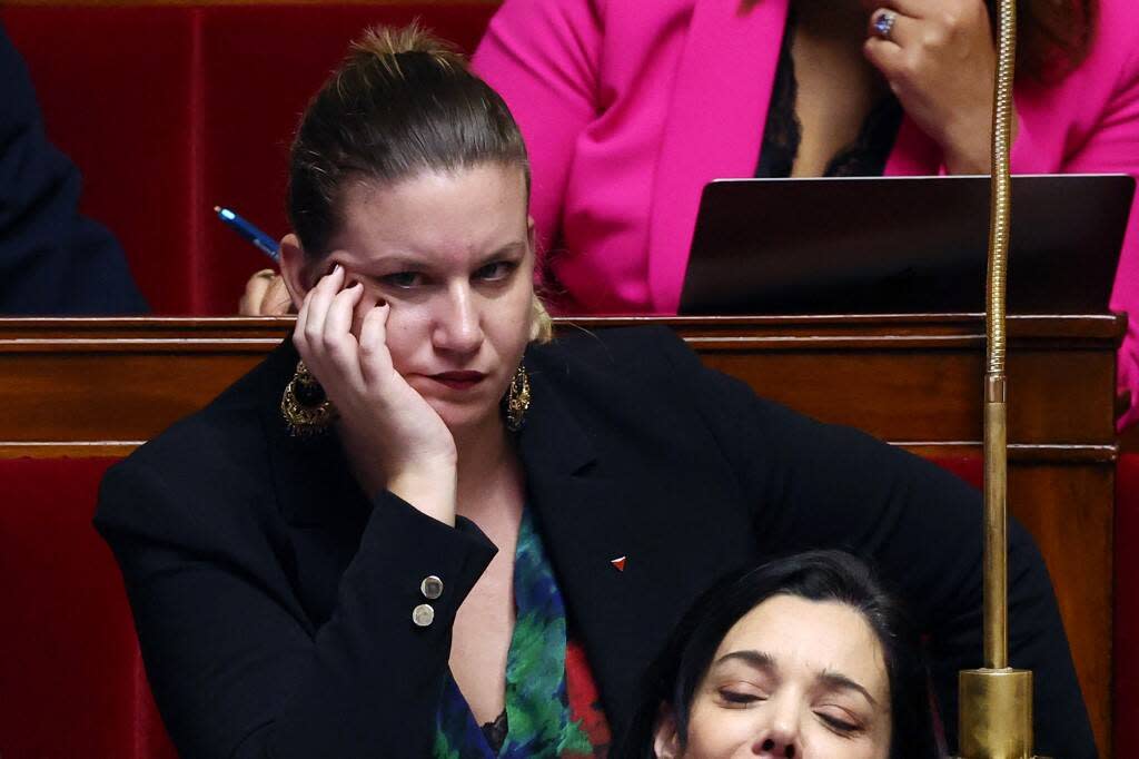 Mathilde Panot, présidente du groupe LFI à l’Assemblée, le 30 janvier 2024. 