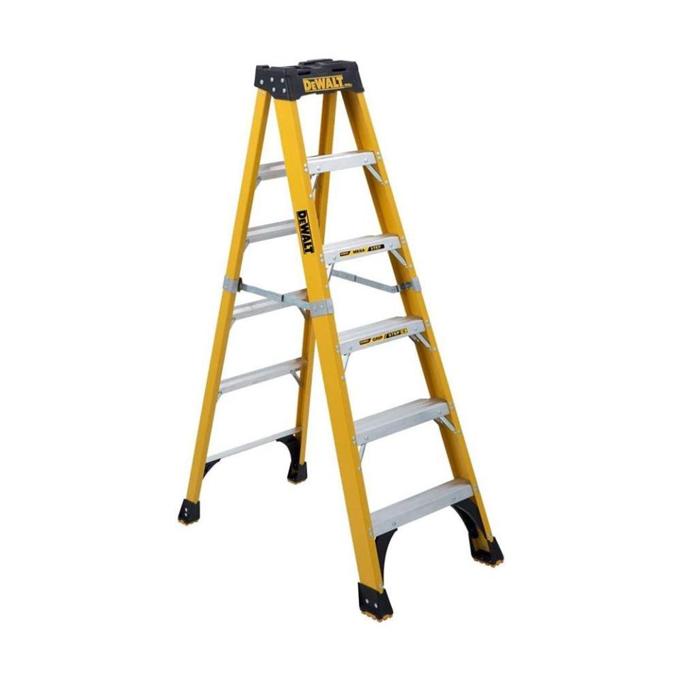 8) 6-Foot Fiberglass Step Ladder