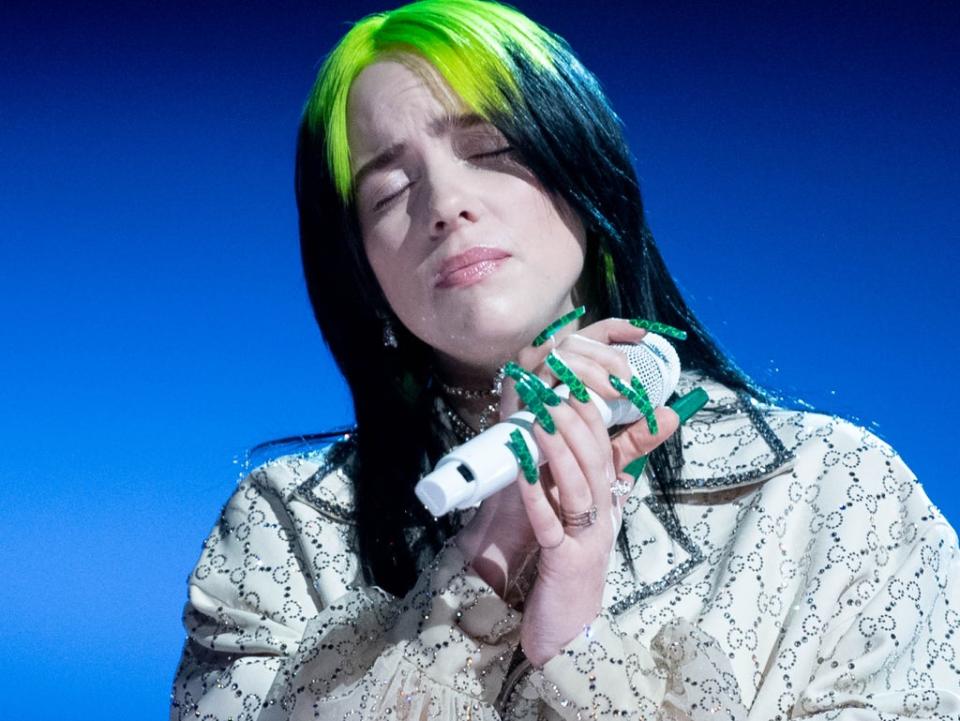 Billie Eilish joined others in calling for animal farming to be officially recognised as a leading cause of climate change  (Getty/The Recording A)