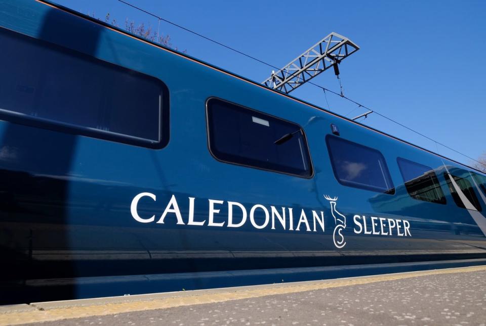 Caledonian Sleeper services will be suspended (Jane Barlow/PA) (PA Archive)