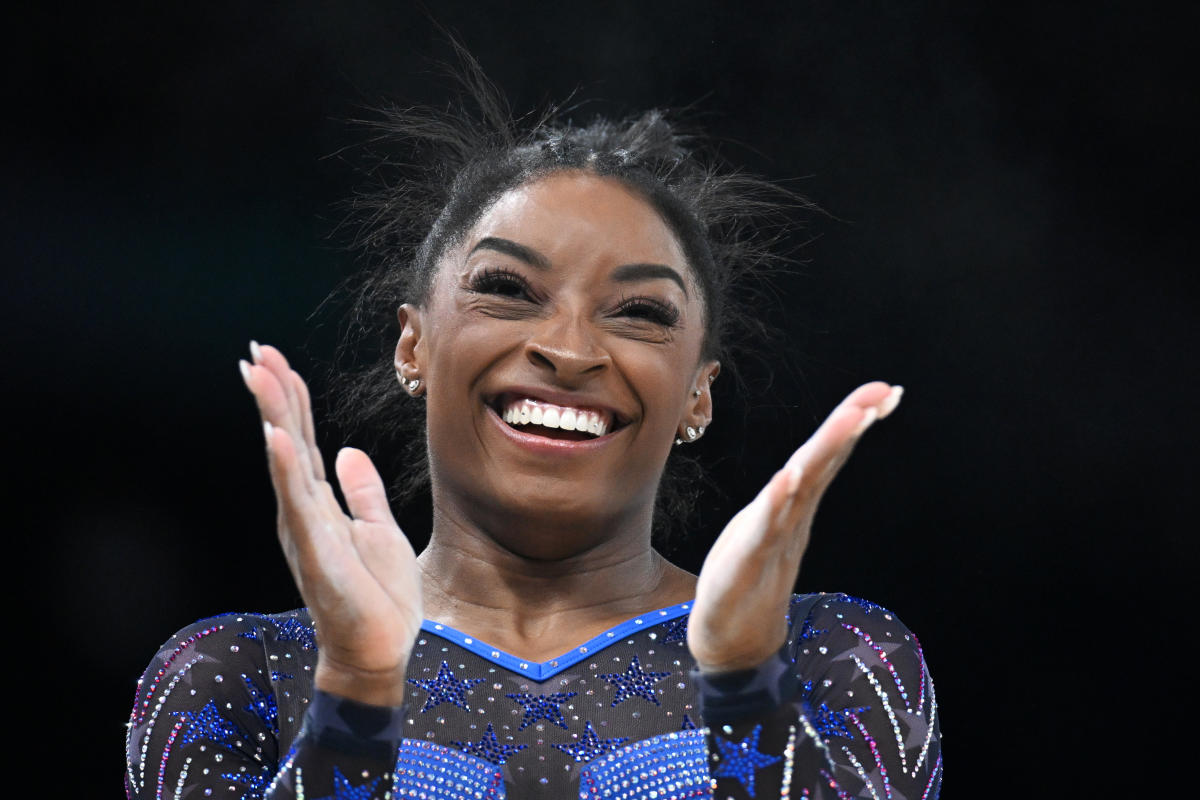 Paris Olympics: Simone Biles rallies to reclaim gold in women’s all-around gymnastics