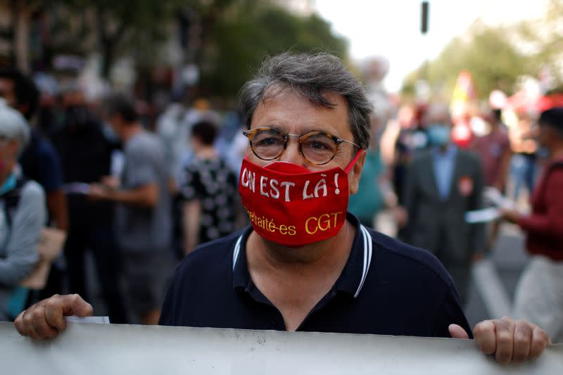 French labour unions call for a nationwide protest in France