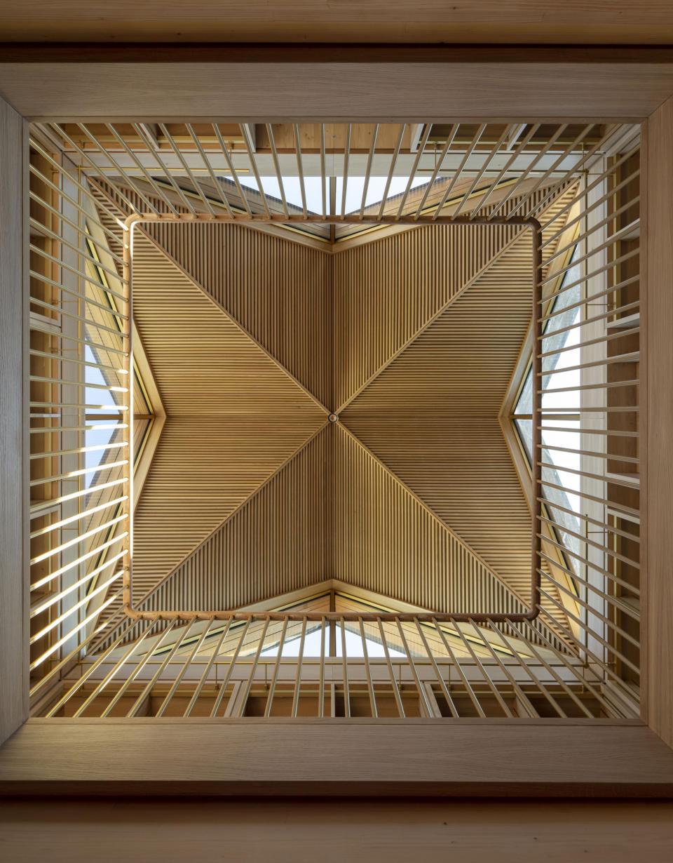 The New Library of Magdalene College in Cambridge (Riba/PA).