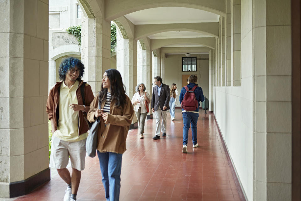 school hallway