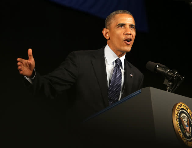 Barack Obama hat seinen Talisman immer dabei (Bild: Getty Images)