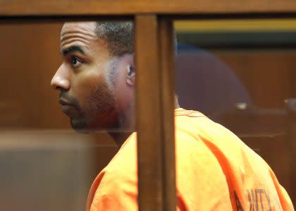 Darren Sharper in court in 2014 (AP)