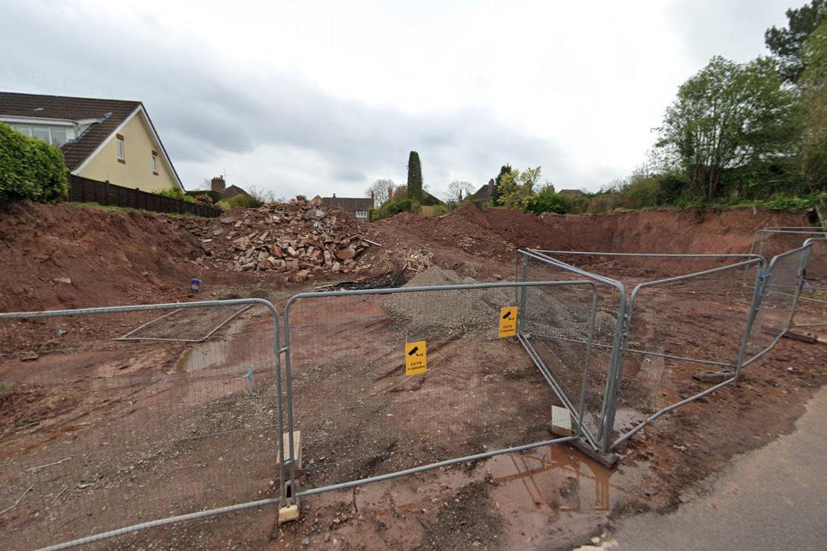 The application site as seen from Allt Yr Yn View, Newport, pictured in April 2023. Credit: Google