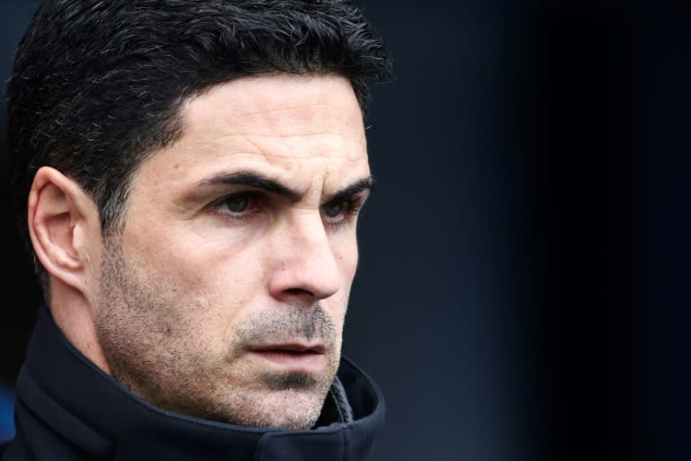 Mikel Arteta's <a class="link " href="https://sports.yahoo.com/soccer/teams/arsenal/" data-i13n="sec:content-canvas;subsec:anchor_text;elm:context_link" data-ylk="slk:Arsenal;sec:content-canvas;subsec:anchor_text;elm:context_link;itc:0">Arsenal</a> are involved in a three-way Premier League title race (Darren Staples)