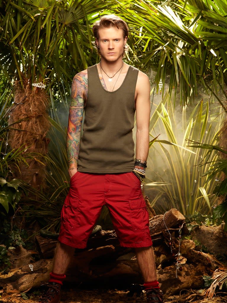 McFly's Dougie Poynter during his stint on I'm A Celebrity...Rex Features
