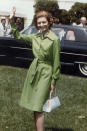 <div class="caption-credit"> Photo by: Getty Images</div><div class="caption-title">Betty Ford</div>Style Notes: The structured white bag was as stylish then as it is now. <br> <br> <b>Read More: <a rel="nofollow noopener" href="http://www.harpersbazaar.com/fashion/fashion-articles/mini-skirt-fashion?link=emb&dom=yah_life&src=syn&con=blog_blog_hbz&mag=har" target="_blank" data-ylk="slk:The Most Iconic Mini Skirts of ALL TIME" class="link ">The Most Iconic Mini Skirts of ALL TIME</a></b>