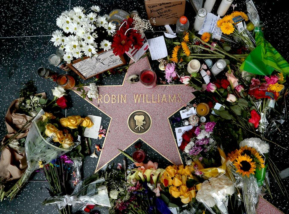 Robin Williams, Hollywood Walk of Fame, Memorabilia