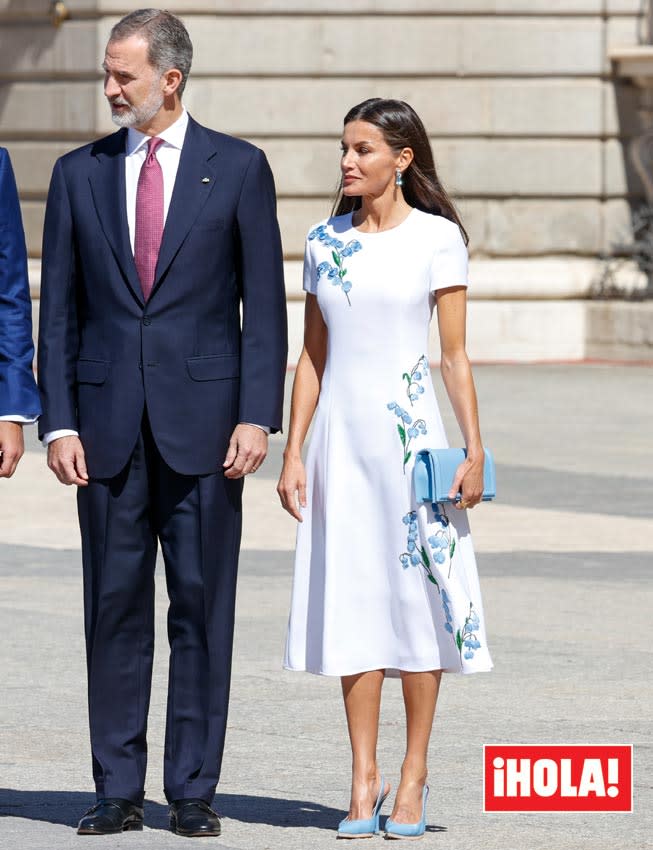 Reina Letizia vestido flores