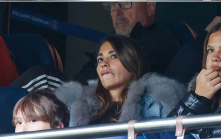 La esposa de Messi se mostró enojada por la actitud de los hinchas del PSG