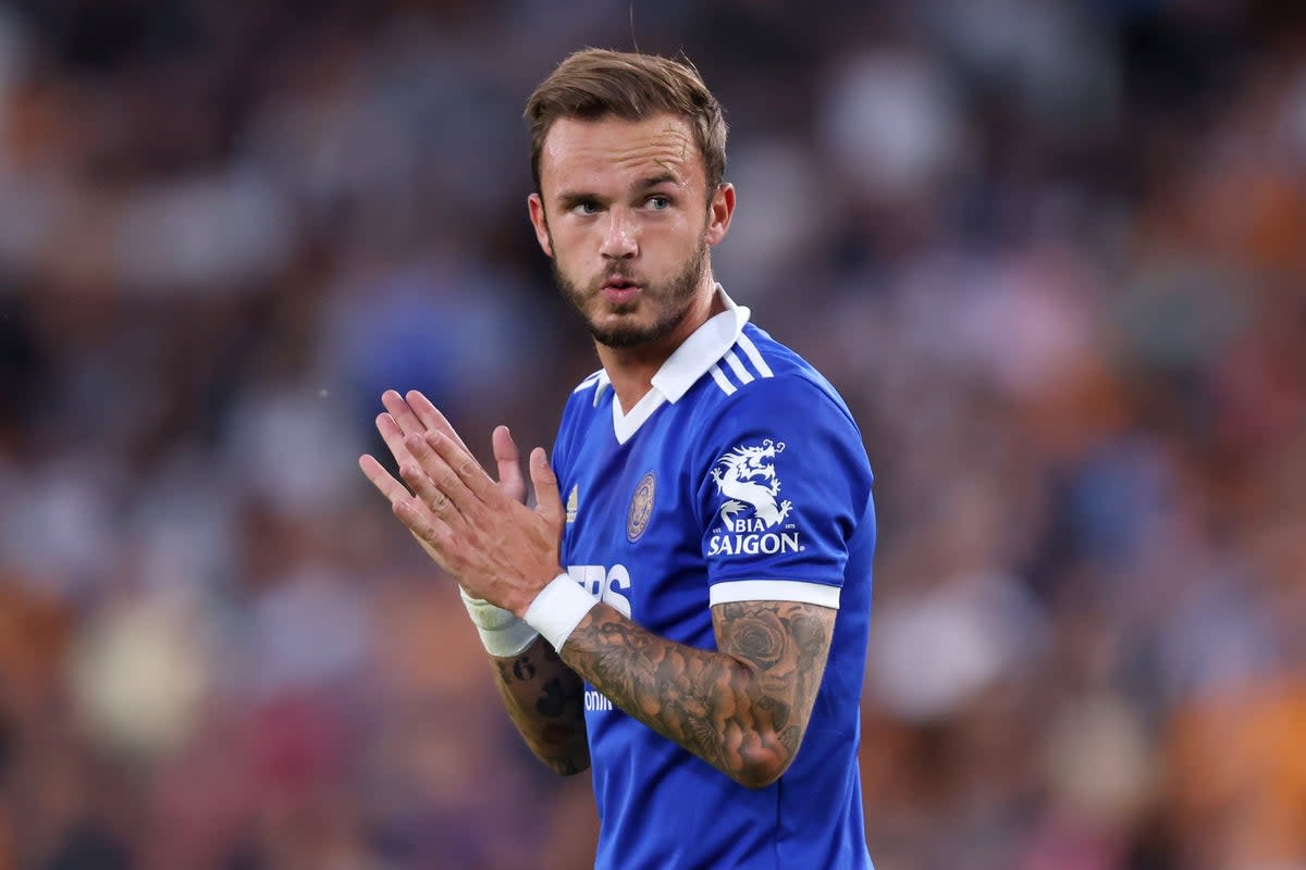 Newcastle have had two bids for Leicester’s James Maddison rejected (Getty Images)