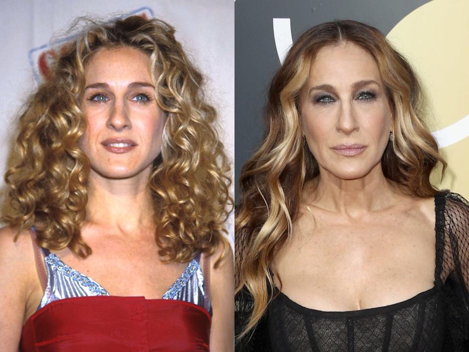 sarah jessica parker then and now