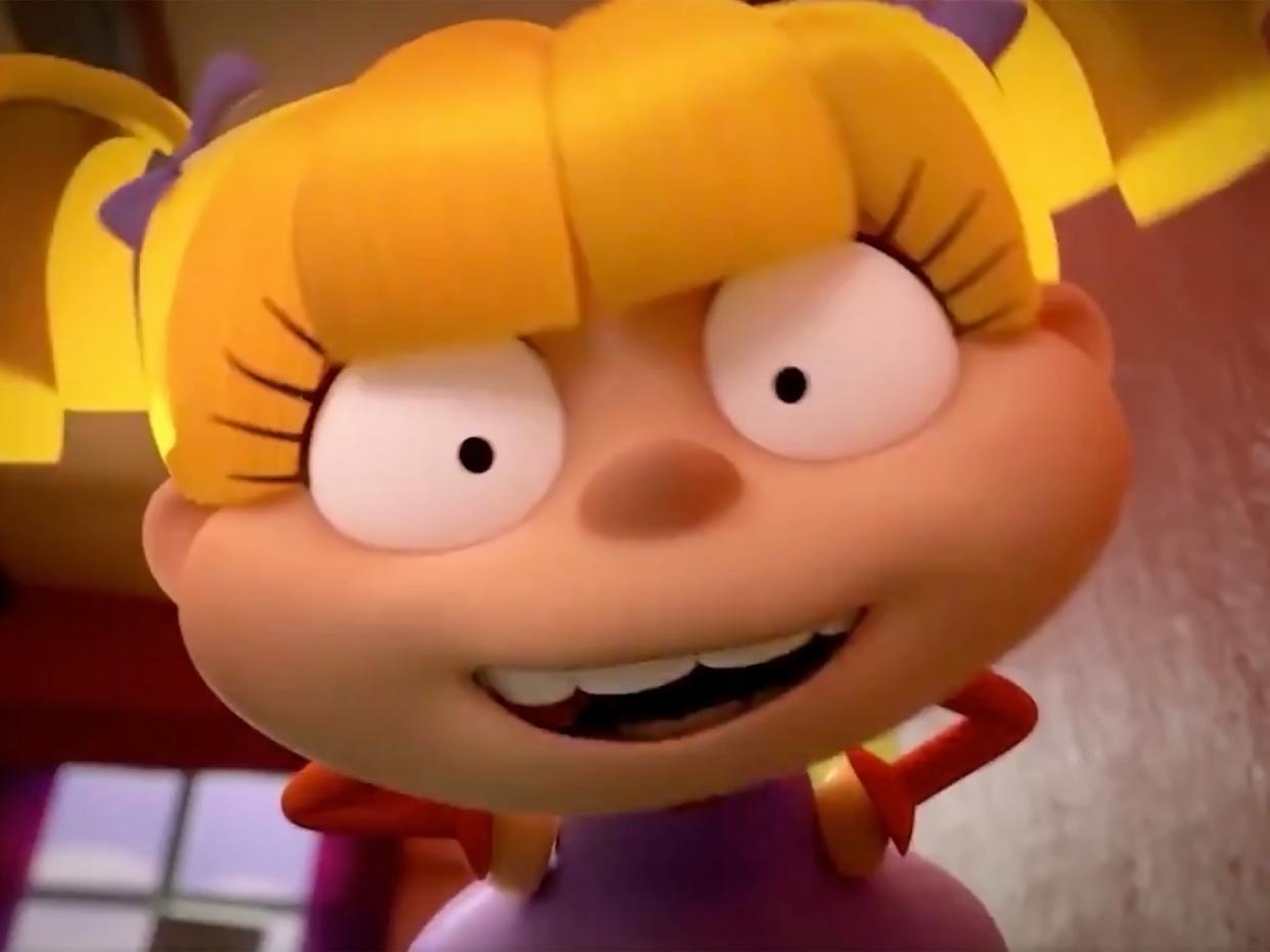 A computer-generated Angelica Pickles in the new Rugrats reboot (Paramount)