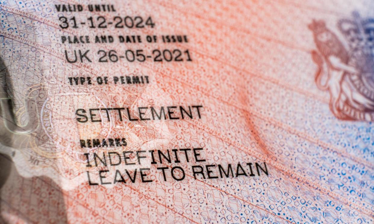 <span>Migrants with older passports have been told to apply for a biometric residence permit before they can obtain an eVisa. </span><span>Photograph: mundissima/Alamy</span>