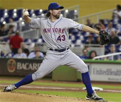  R.A. Dickey appears headed to Toronto. (Reuters)