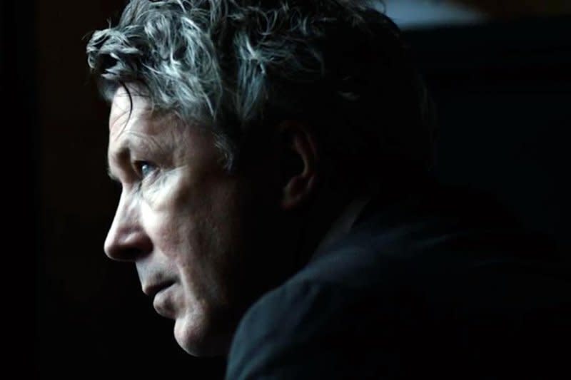 Val Barber (Aidan Gillen) is on the case. Photo courtesy of Brainstorm Media