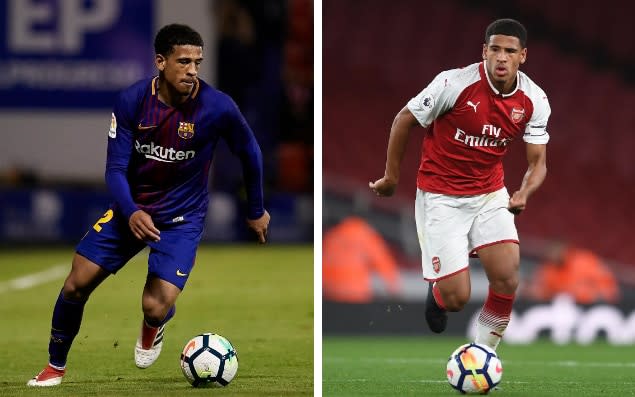 Marcus McGuane decided to leave Arsenal for Barcelona - getty images