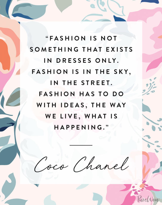 Coco Chanel Quote - Beauty begins the moment you decide to be yourself.