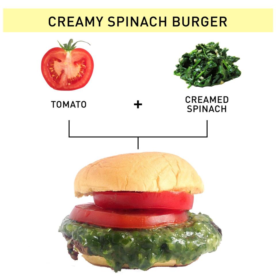 41. Creamy Spinach Burger