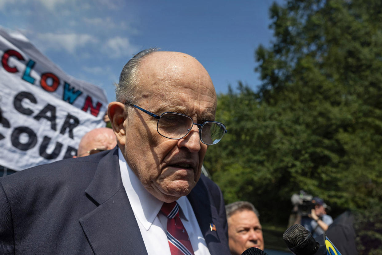Rudy Giuliani CHRISTIAN MONTERROSA/AFP via Getty Images