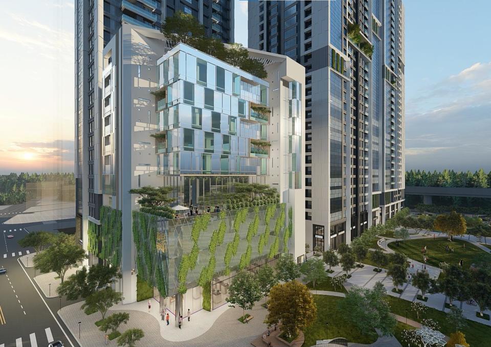 未來的新生公有市場2.0，將打造為地上9樓商辦市場大樓。（圖／翻攝新北市住宅都更中新官網）