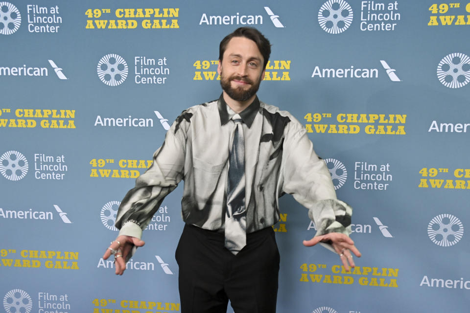 Kieran Culkin at the 49th Chaplin Award Gala held at Alice Tully Hall on April 29, 2024 in New York City.