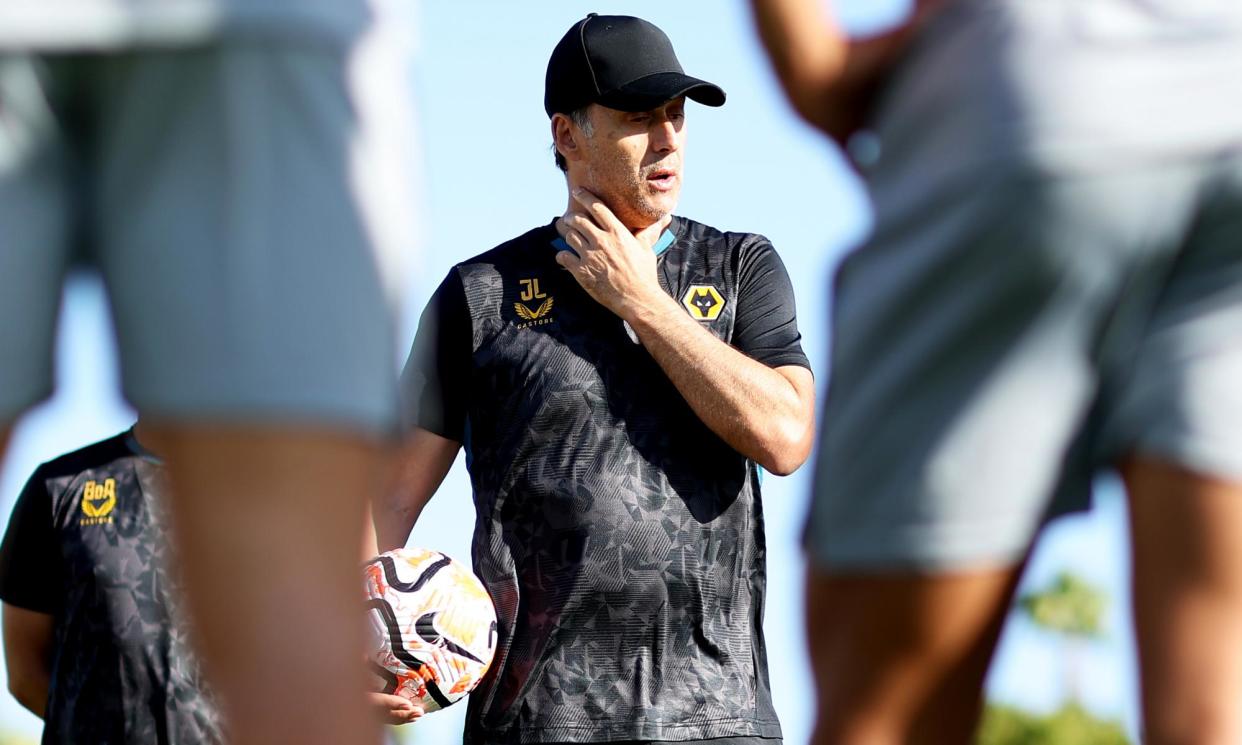 <span>Julen Lopetegui held talks with West Ham but looks to be heading for Milan.</span><span>Photograph: Jack Thomas/WWFC/Wolves/Getty Images</span>