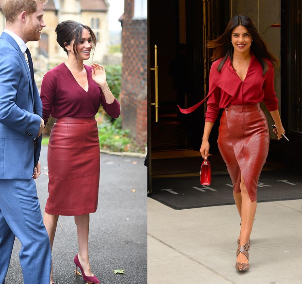 The Duchess of Sussex and Priyanka Chopra