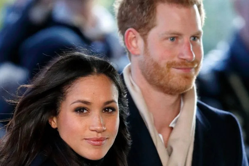 Meghan and Harry walking together