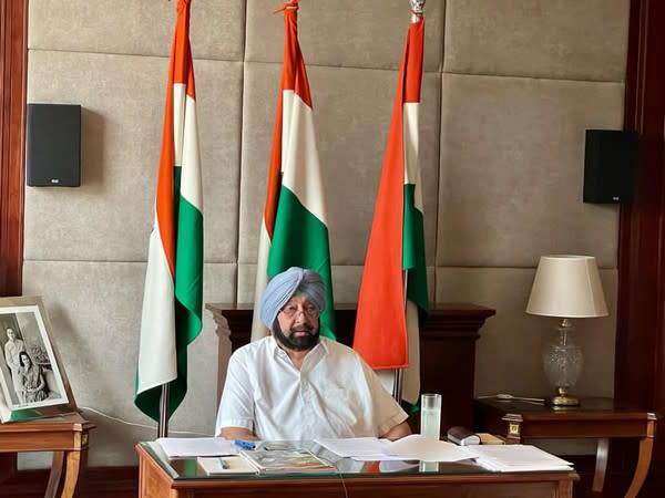 Punjab Chief Minister Captain Amarinder Singh (File Photo/ANI)