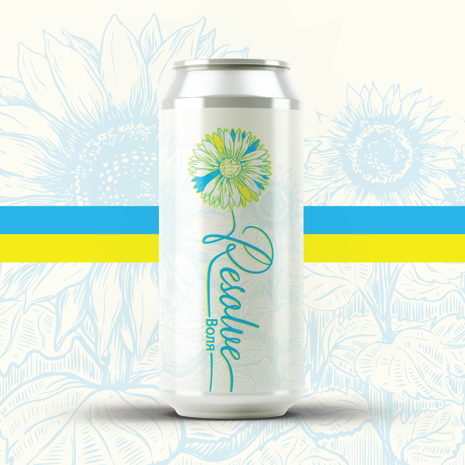 Resolve beer is a collaborative beer started by 42 North Brewing Company in East Aurora, New York, and 2085 Brewing in Kyiv, Ukraine, to benefit the Global Empowerment Mission
which is providing aid to those in Ukraine and refugees to Poland.