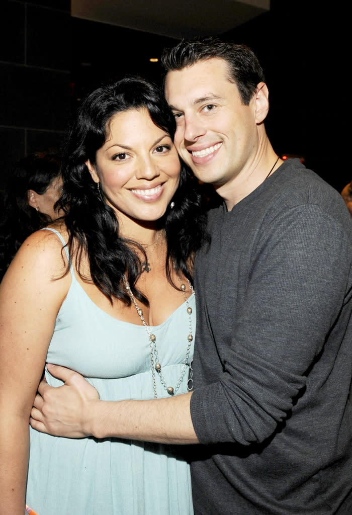 "Grey's Anatomy" star Sara Ramirez said "I do" to business analyst Ryan Debolt during a small ceremony in New York on the 4th of July. And she certainly felt the fireworks. “There’s nothing like the first kiss once you’ve been pronounced husband and wife," she recently told <i>Latina</i> magazine. "It’s such a wonderful moment!”