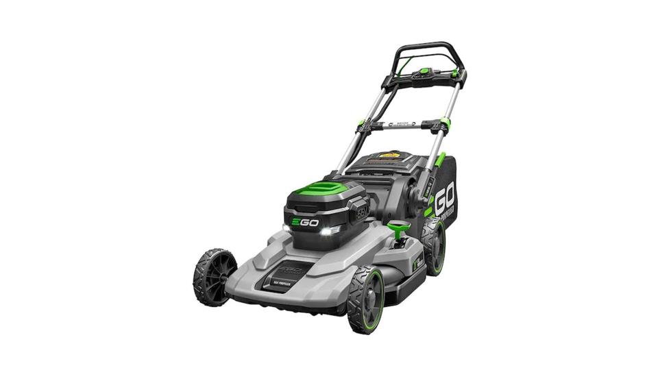 The size of the machine and strength of the battery make the Ego Power+ an effective lawn mower.