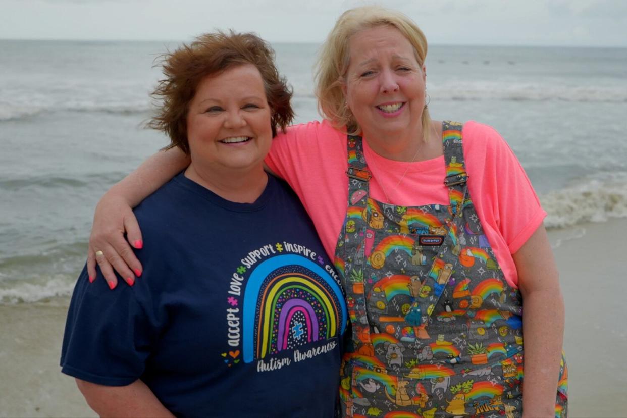 long-lost sisters Diane Ward and Mary McLaughlin who were adopted separately and then reunited 55 years later