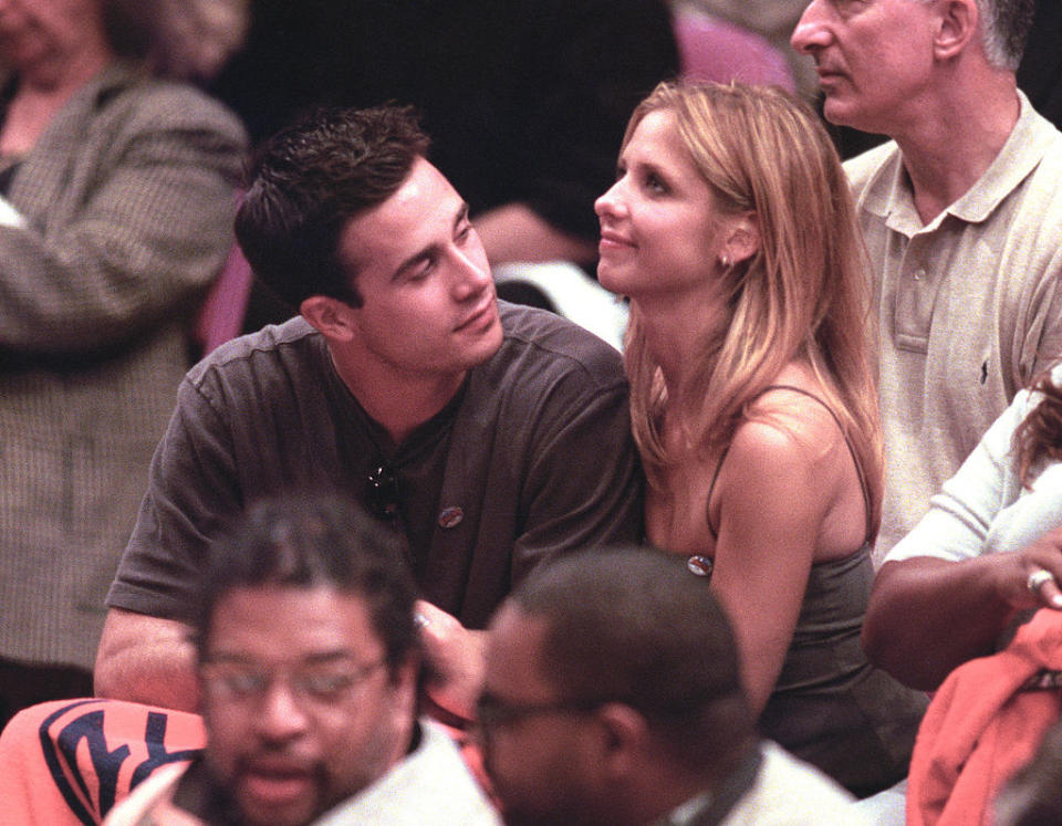 Sarah Michelle Gellar and Freddie Prinze Jr.