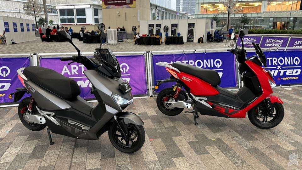 United TX-Series electric motorcycles, scheduled for release in Malaysia in early 2024. — SoyaCincau pic 