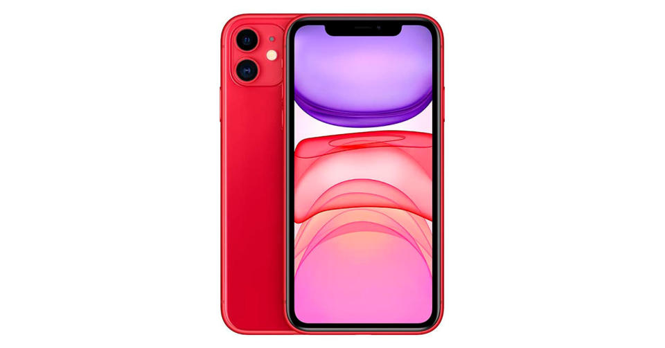 iPhone 11 en color rojo - Imagen: Amazon México